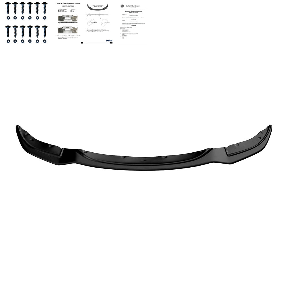 Splitter Frontal Compatibil Cu BMW Seria 5 F10/F11 M-Pack 2011-2016 Versiunea 2 Cu ABE TÜV