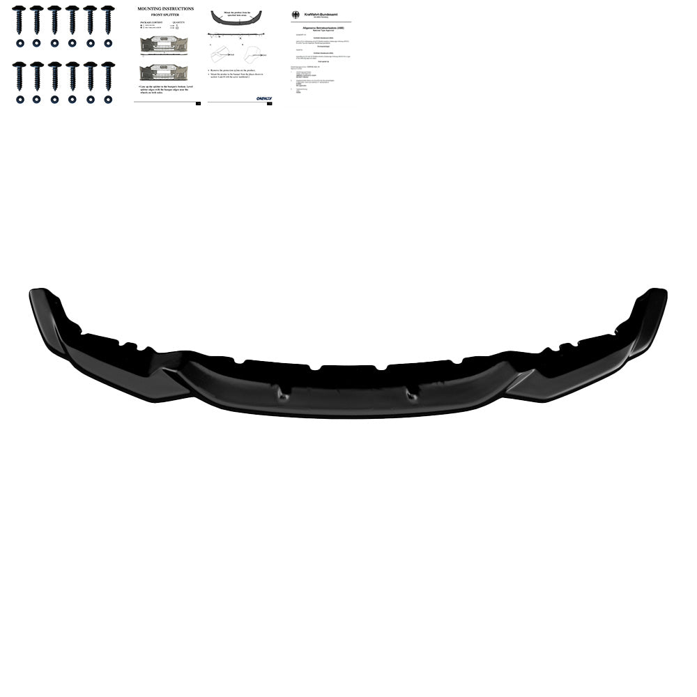 Splitter Frontal Compatibil Cu BMW Seria M2 F87 2016-2020 Versiunea 2 Cu ABE TÜV