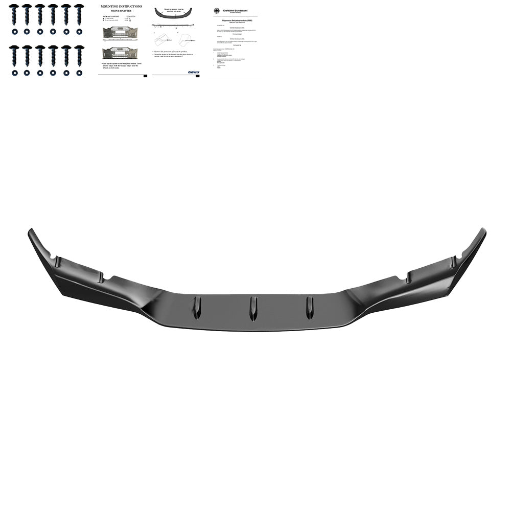 Splitter Frontal Compatibil Cu BMW Seria M5 F90 Prefacelift 2018-2020 Cu ABE TÜV