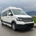 Splitter Frontal Compatibil Cu VW VOLKSWAGEN Crafter MK2 2017+ / MAN TGE MK1 Prefacelift 2017+ Versiunea 2 Cu ABE TÜV