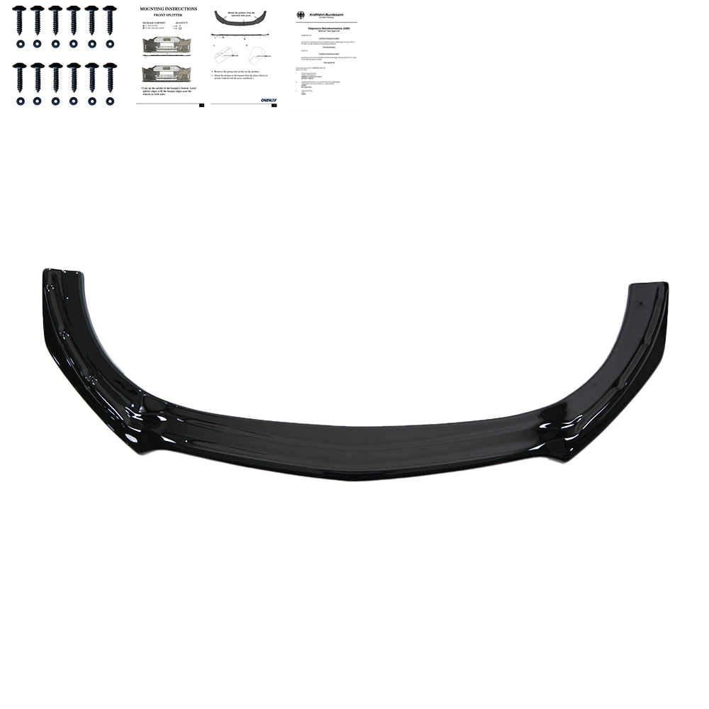 Splitter Frontal Compatibil Cu MERCEDES CLA 35 AMG Aero C118 2019+ Cu ABE TÜV