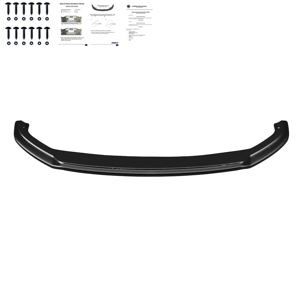 Splitter Frontal Compatibil Cu AUDI Q5 S-Line / SQ5 Mk2 2017-2020 Fără ABE TÜV