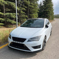 Splitter Frontal Compatibil Cu SEAT Leon FR MK3 2012-2016 Versiunea 2 Cu ABE TÜV