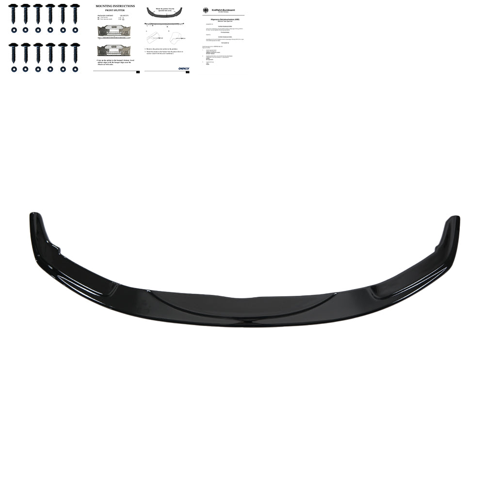 Splitter Frontal Compatibil Cu BMW Seria 5 F10/F11 M-Pack 2011-2016 Versiunea 3 Cu ABE TÜV