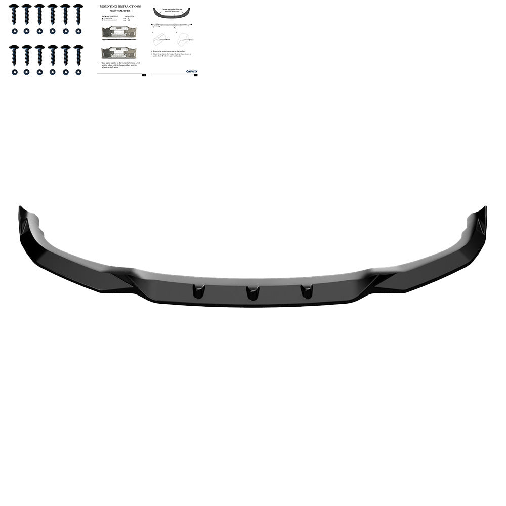 Splitter Frontal Compatibil Cu BMW X1 M-Pack F48 Facelift 2019-2022