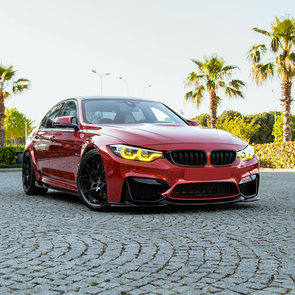 Splitter Frontal Compatibil Cu BMW M4 F82 / M3 F80 2014-2021 Cu Clapete Frontale