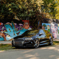 Splitter Frontal Compatibil Cu AUDI S3 Sportback 8V Facelift 2016-2019 V2