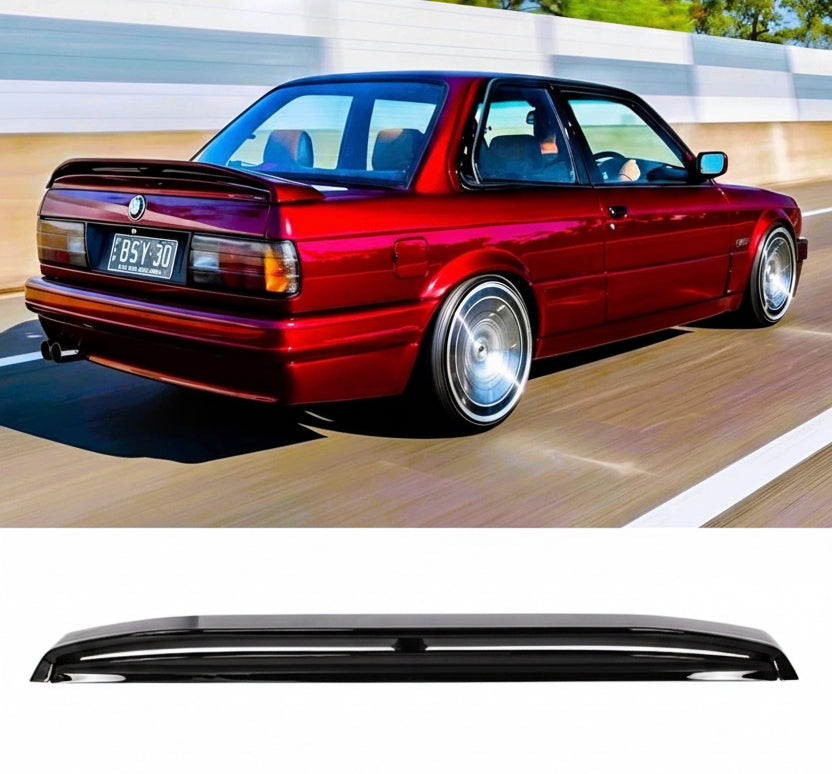 Eleron portbagaj BMW Seria 3 E30 M3 negru lucios 1983-93