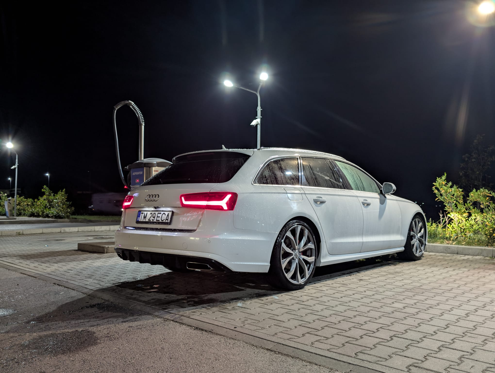 Difuzor bara spate fusta lip prelungire Audi A6 C7 2014-2018 Facelift ver1 TFB TUNING