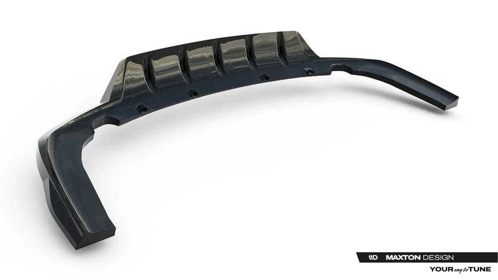 Prelungire difuzor bara spate spoiler fusta lip cu aripioare laterale Jaecoo 7 Hybrid Mk1 - Maxton Design