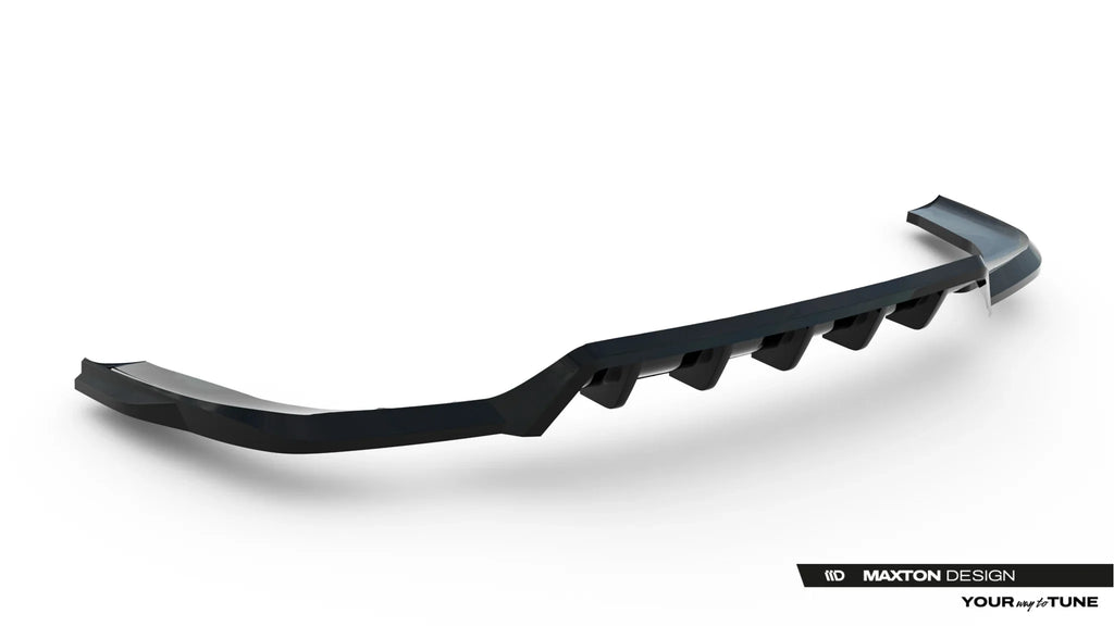 Prelungire difuzor bara spate spoiler fusta lip cu aripioare laterale Jaecoo 7 Hybrid Mk1 - Maxton Design