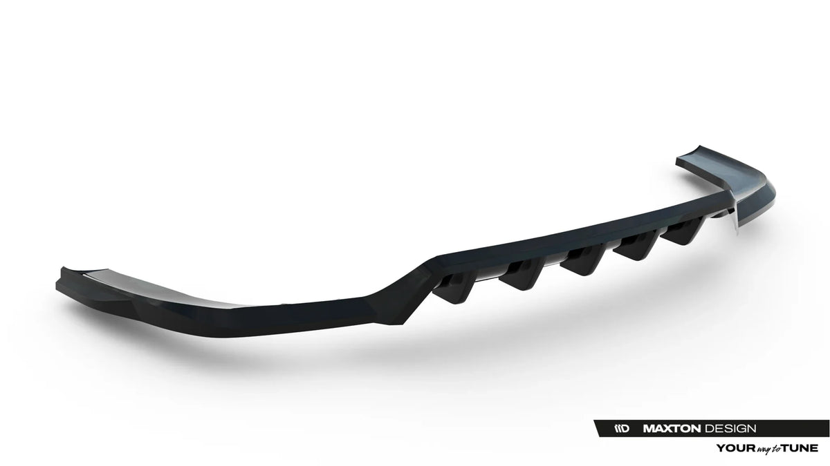 Prelungire difuzor bara spate spoiler fusta lip cu aripioare laterale Jaecoo 7 Hybrid Mk1 - Maxton Design