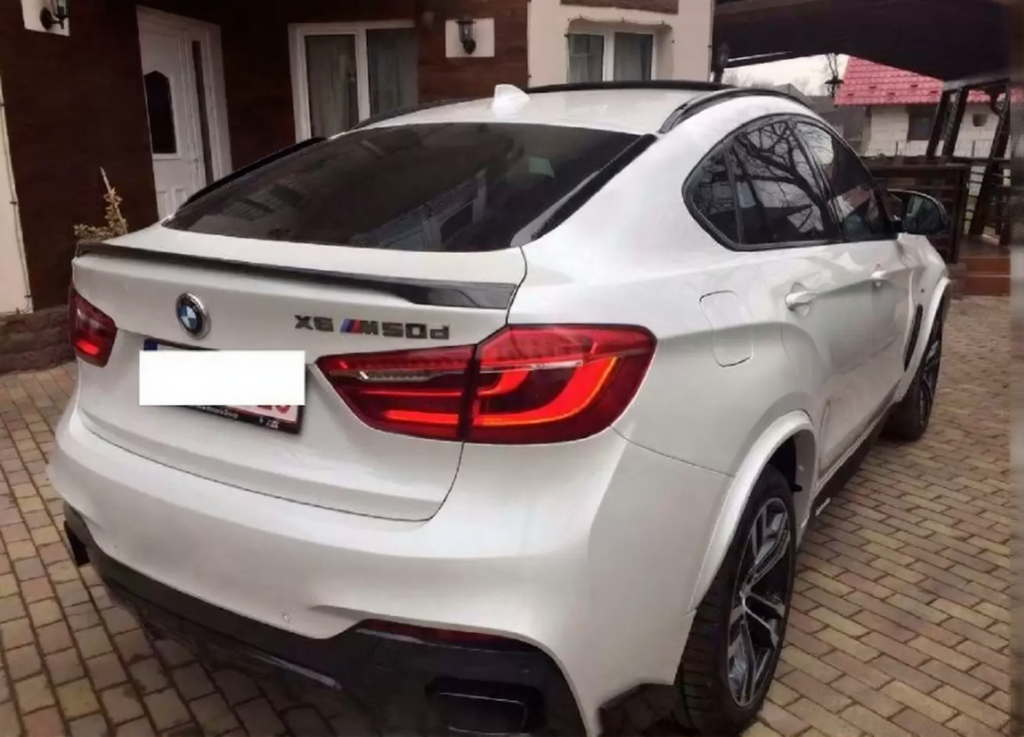 Prelungire difuzor spoiler tuning sport bara spate BMW X6 F16 M50D M Performance Aero Pack Sport ver1 TFB TUNING