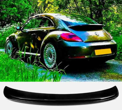 Kit caroserie spoiler spate VW Beetle A5 negru lucios, aripă intermediară, 2013-2018 TUNING BRASOV