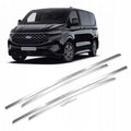 Bandouri laterale uși pentru FORD TRANSIT / TOURNEO CUSTOM 2023- | oțel | cromat