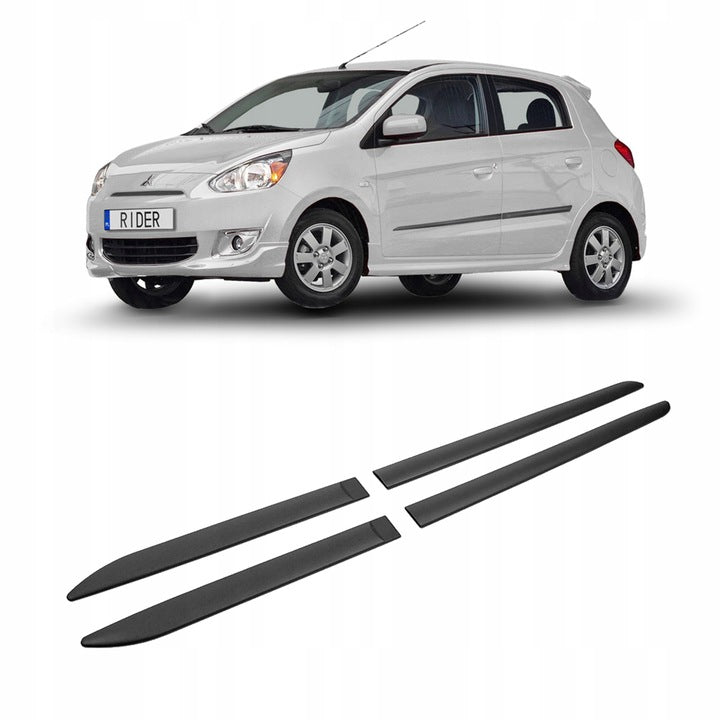 Ornamente bandouri laterale uși pentru MITSUBISHI SPACE STAR / MIRAGE 2014-2019 HB