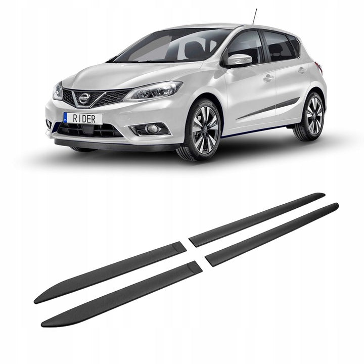 Ornamente bandouri laterale uși pentru NISSAN PULSAR 2014-2018 HATCHBACK