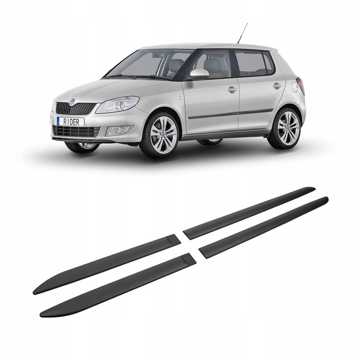 Ornamente bandouri laterale uși pentru SKODA FABIA II 2007-2014