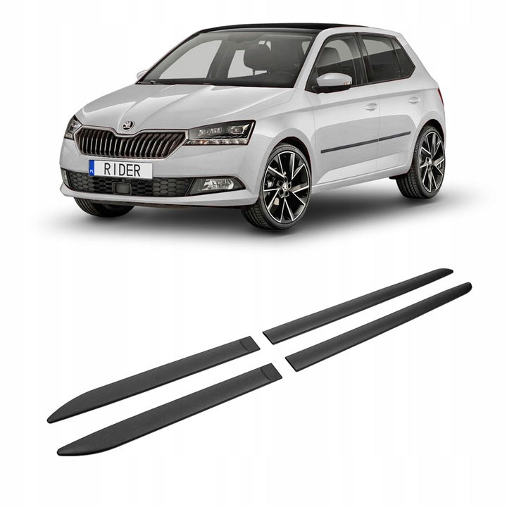 Ornamente bandouri laterale uși pentru SKODA FABIA III HATCHBACK 2015-2022