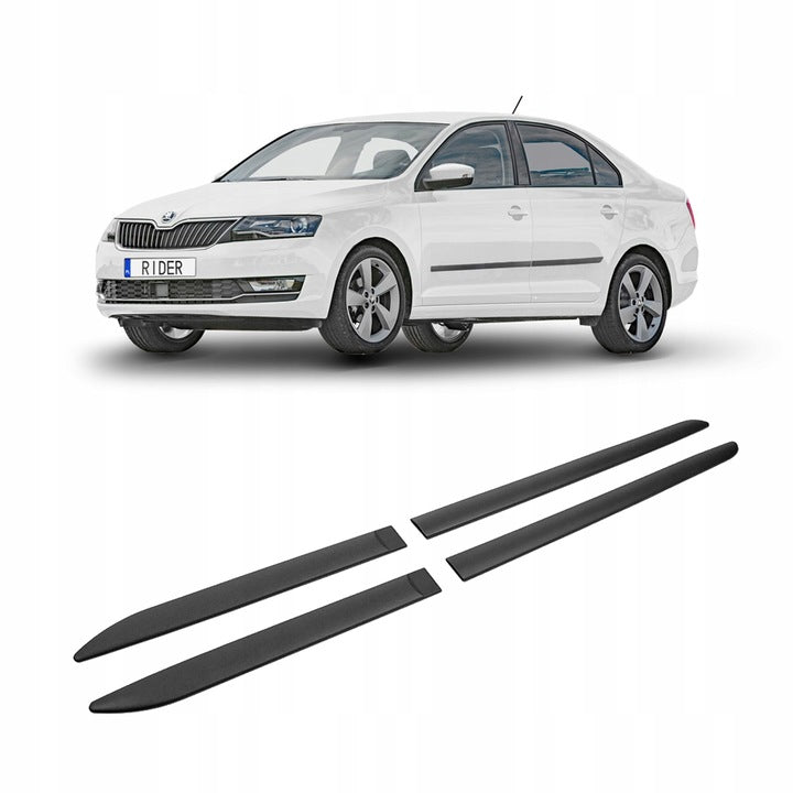 Ornamente bandouri laterale uși pentru SKODA RAPID SD 2012-2019 SEDAN