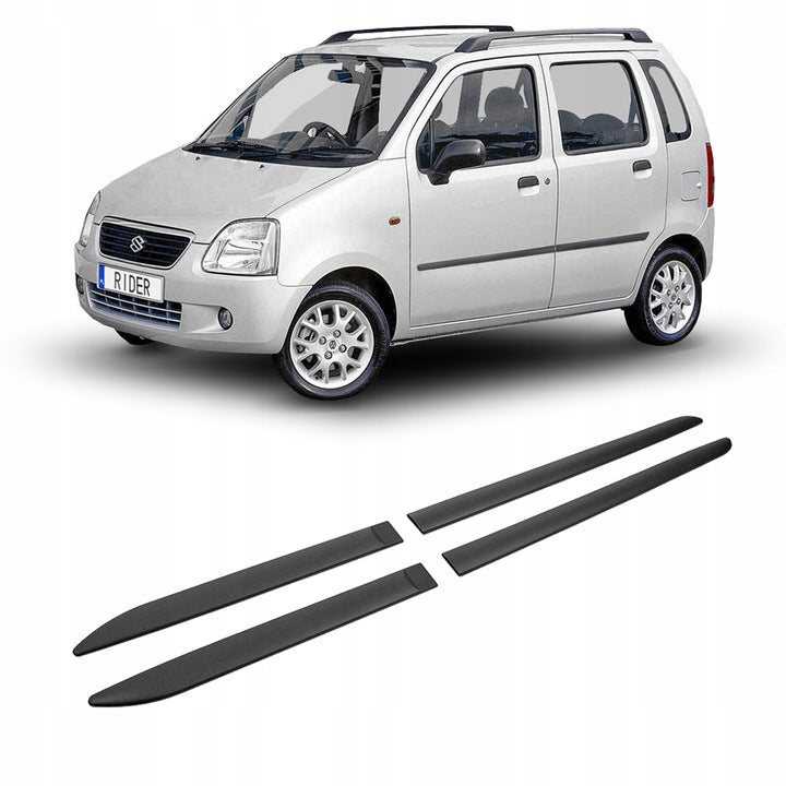 Ornamente bandouri laterale uși pentru capace caroserie pentru SUZUKI WAGON R+ 2000-2003