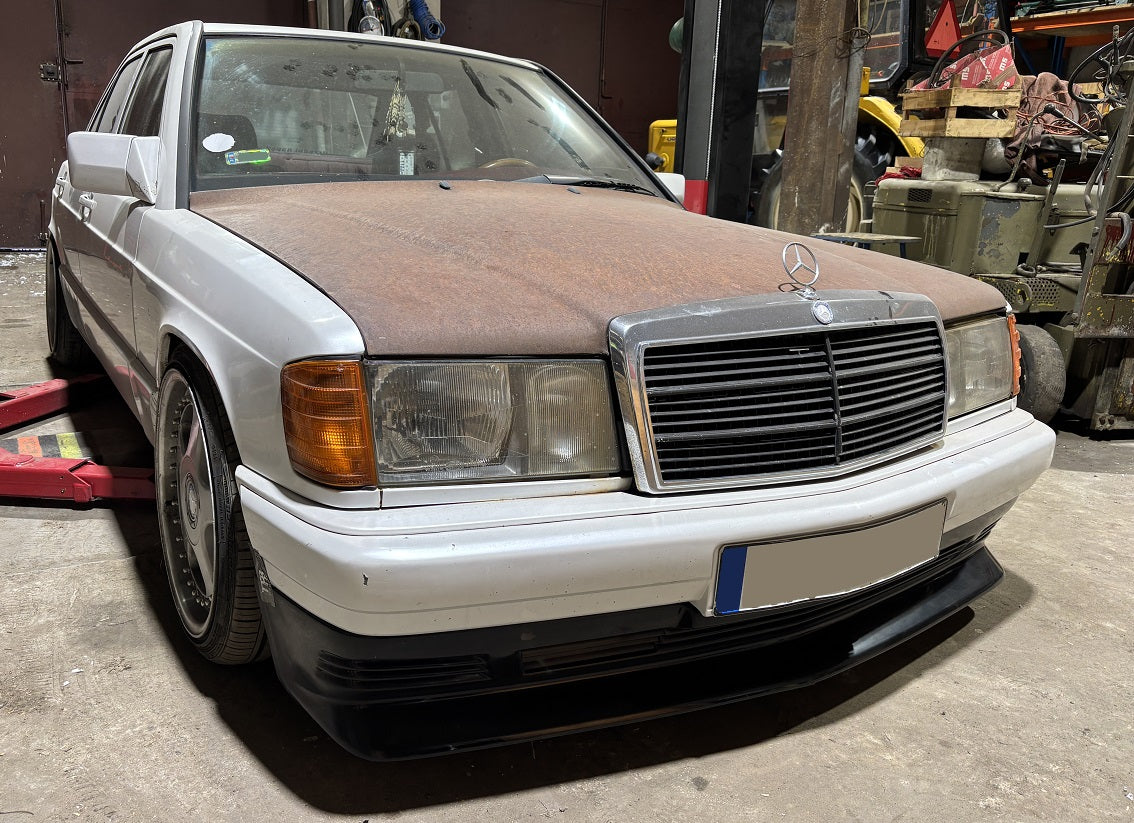Prelungire bara fata fusta spoiler lip MERCEDES W201 190 FACELIFT 1988-1993 TFB TUNING