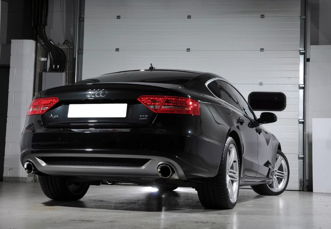 Difuzor evacuare spoiler tuning sport bara spate Audi A5 Sportback 2009-2012 Sline S5 ver1 TFB TUNING