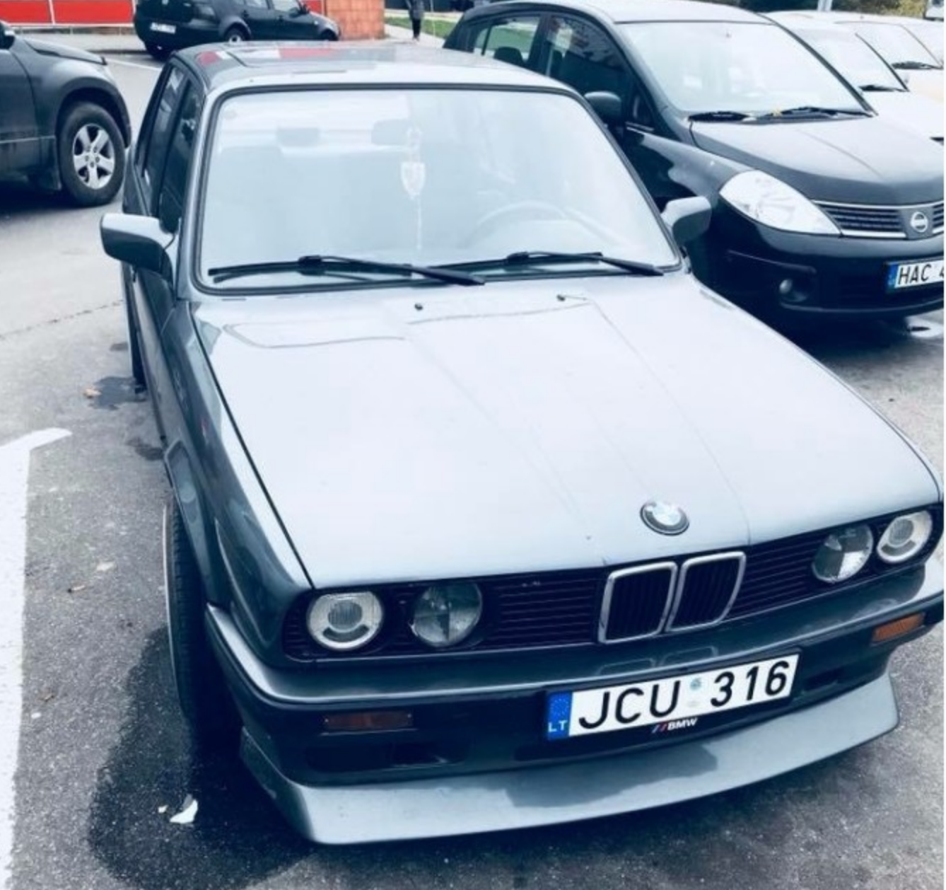 Prelungire bara fata fusta spoiler lip BMW Seria 3 E30 aspect EVO TFB TUNING