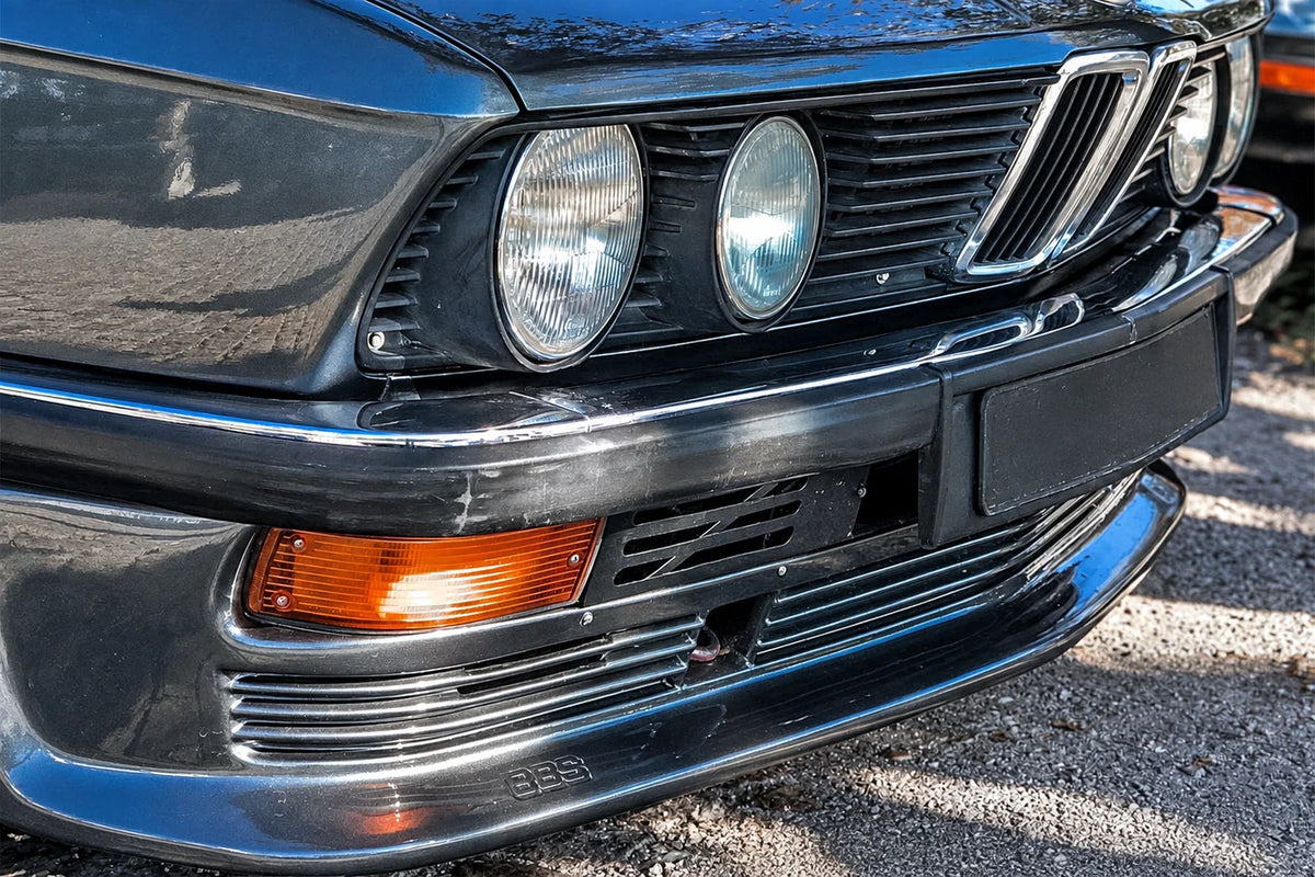 Prelungire bara fata fusta spoiler lip BMW Seria 5 E28 aspect BBS TFB TUNING