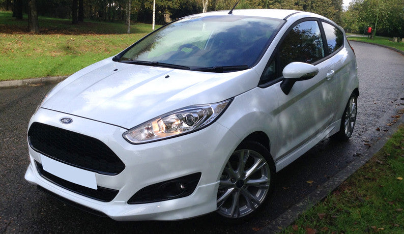 Prelungire bara fata fusta spoiler lip FORD FIESTA MK7 aspect ZETEC S 2013-2015 TFB TUNING