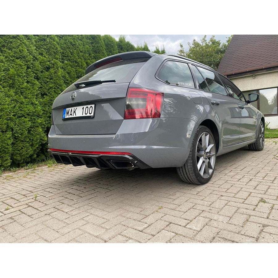 Prelungire bara spate difuzor fusta spoiler lip Skoda Oktavia RS TFB TUNING