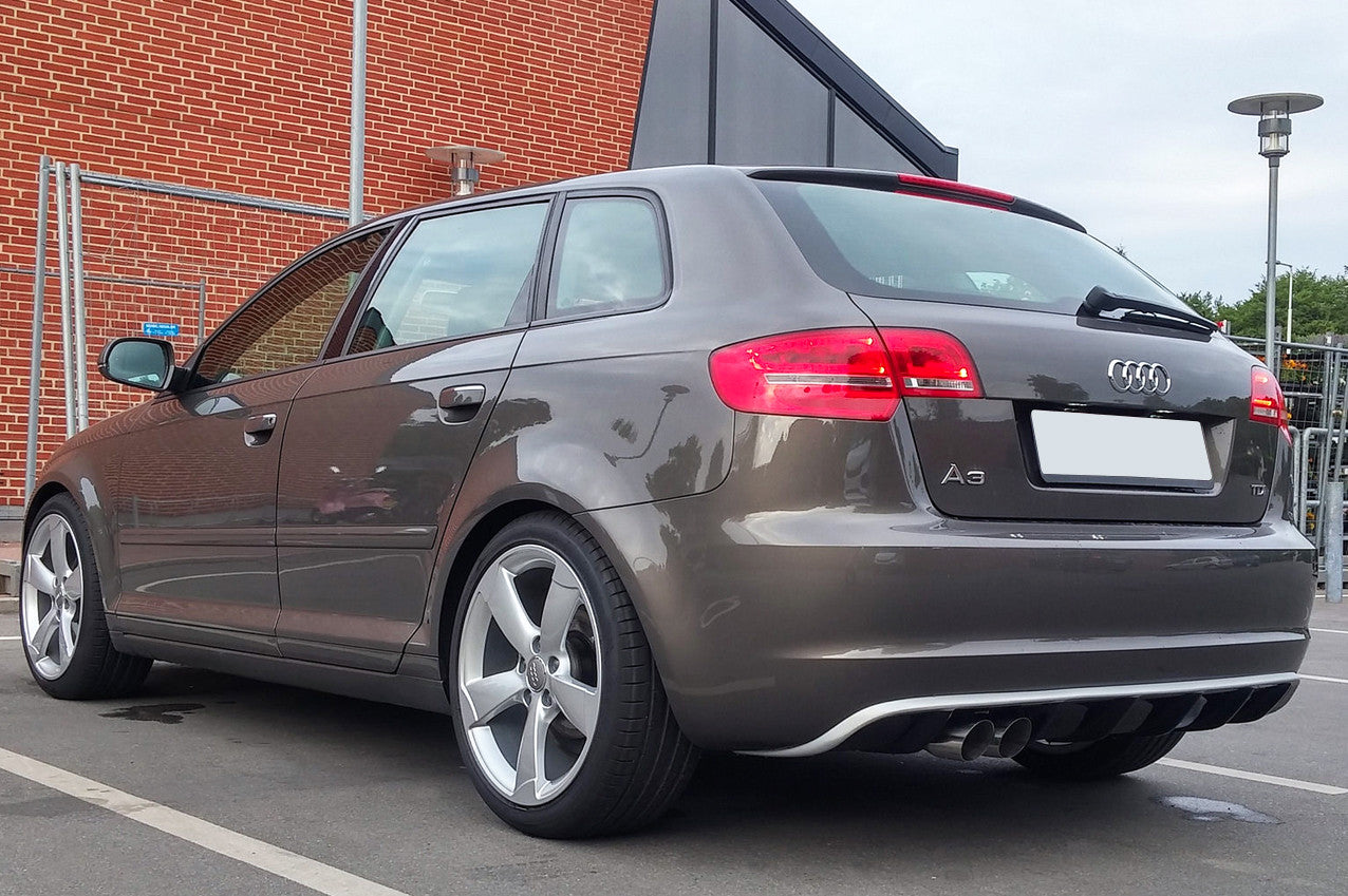 Prelungire bara spate fusta lip spoiler difuzor AUDI A3 8P aspect RS3 2008-2012 FACELIFT TFB TUNING
