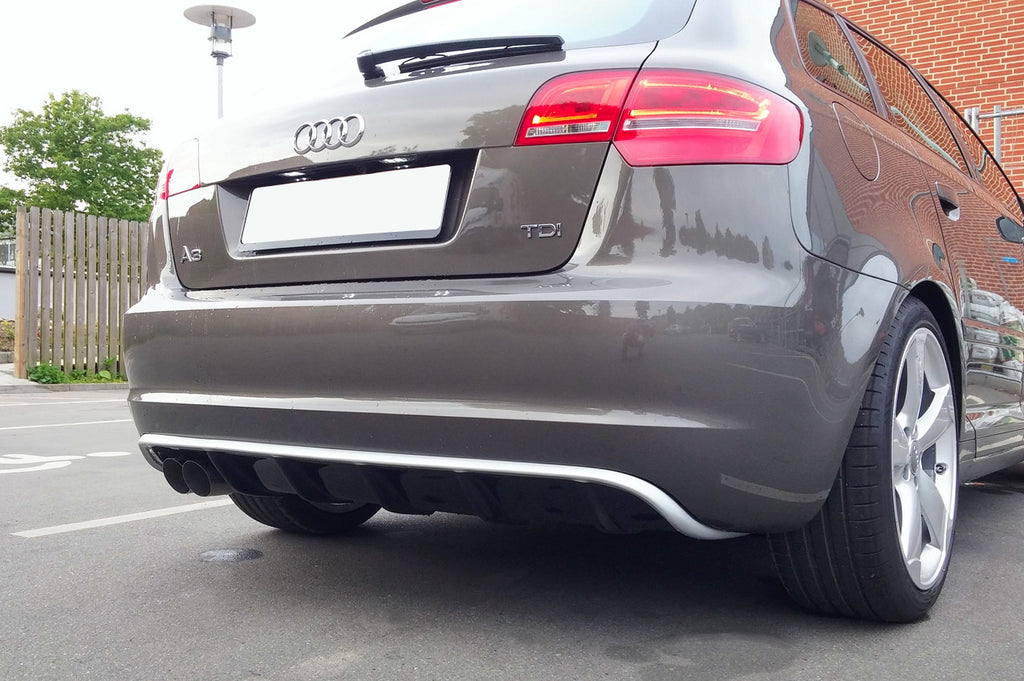Prelungire bara spate fusta lip spoiler difuzor AUDI A3 8P aspect RS3 2008-2012 FACELIFT TFB TUNING