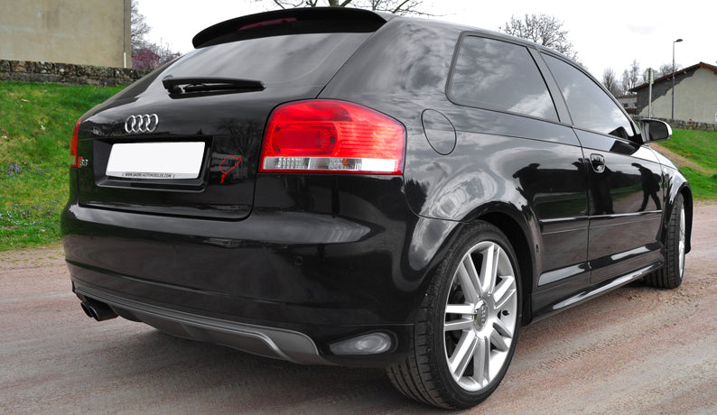 Prelungire bara spate fusta spoiler lip difuzor AUDI A3 8P 3 usi aspect S3 2003-2008 TFB TUNING