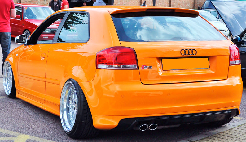 Prelungire bara spate fusta spoiler lip difuzor AUDI A3 8P 3 usi aspect S3 2003-2008 TFB TUNING
