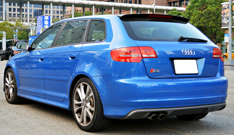 Prelungire bara spate fusta spoiler lip difuzor AUDI A3 8P SPORTBACK 5 usi aspect S3 2005-2008 TFB TUNING