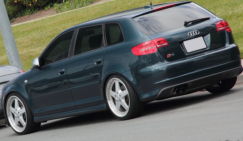 Prelungire bara spate fusta spoiler lip difuzor AUDI A3 8P SPORTBACK 5 usi aspect S3 2005-2008 TFB TUNING