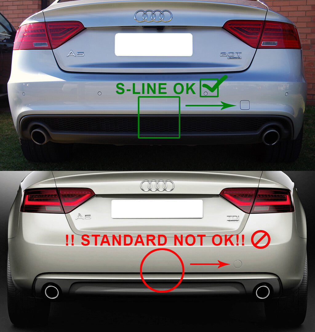 Prelungire bara spate fusta spoiler lip difuzor AUDI A5 8T COUPE S-LINE FACELIFT model RS 2012-2016 TFB TUNING