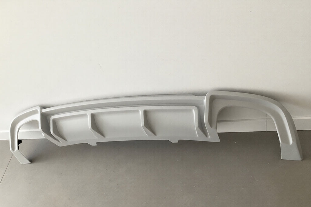Prelungire bara spate fusta spoiler lip difuzor AUDI A5 F5 COUPE CABRIO S-LINE 2016-2019 bara SLINE TFB TUNING