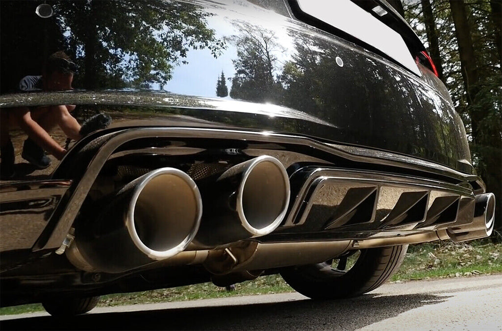Prelungire bara spate fusta spoiler lip difuzor AUDI TT 8S 2013-2016 doar pentru bara S-LINE aspect RSTT ABT TFB TUNING