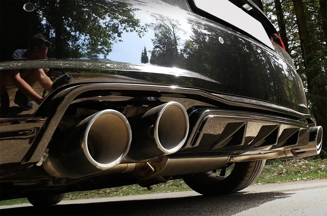 Prelungire bara spate fusta spoiler lip difuzor AUDI TT 8S 2013-2016 doar pentru bara S-LINE aspect RSTT ABT TFB TUNING