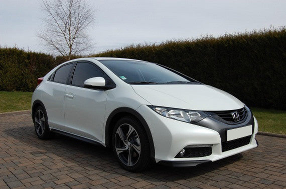 Prelungire fusta spoiler lip bara fata flapsuri aripioare Honda Civic MK9 din 2012+