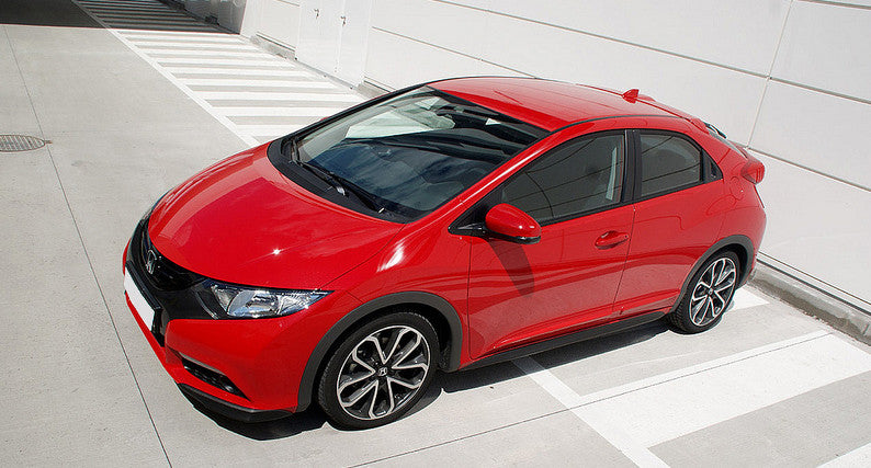 Prelungire fusta spoiler lip bara fata flapsuri aripioare Honda Civic MK9 din 2012+