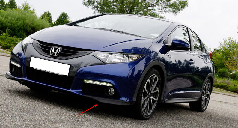 Prelungire fusta spoiler lip bara fata flapsuri aripioare Honda Civic MK9 din 2012+