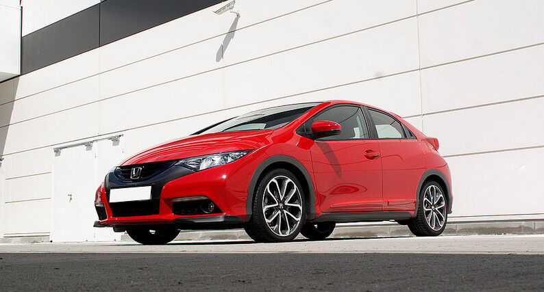 Prelungire fusta spoiler lip bara fata flapsuri aripioare Honda Civic MK9 din 2012+