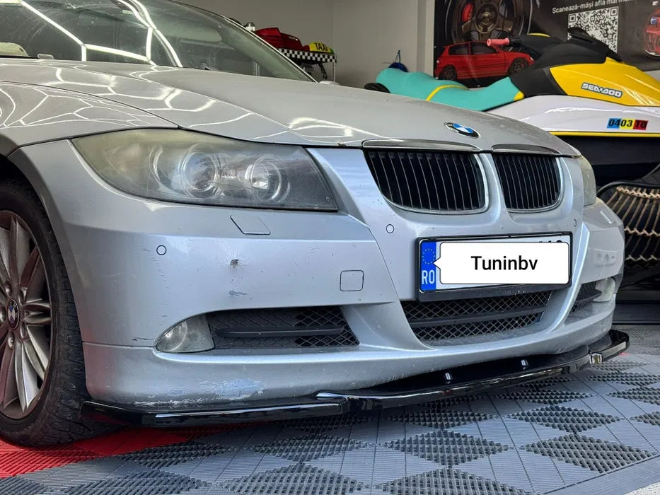 Prelungire lip spoiler bara fata BMW E90 bara normala Non Facelift