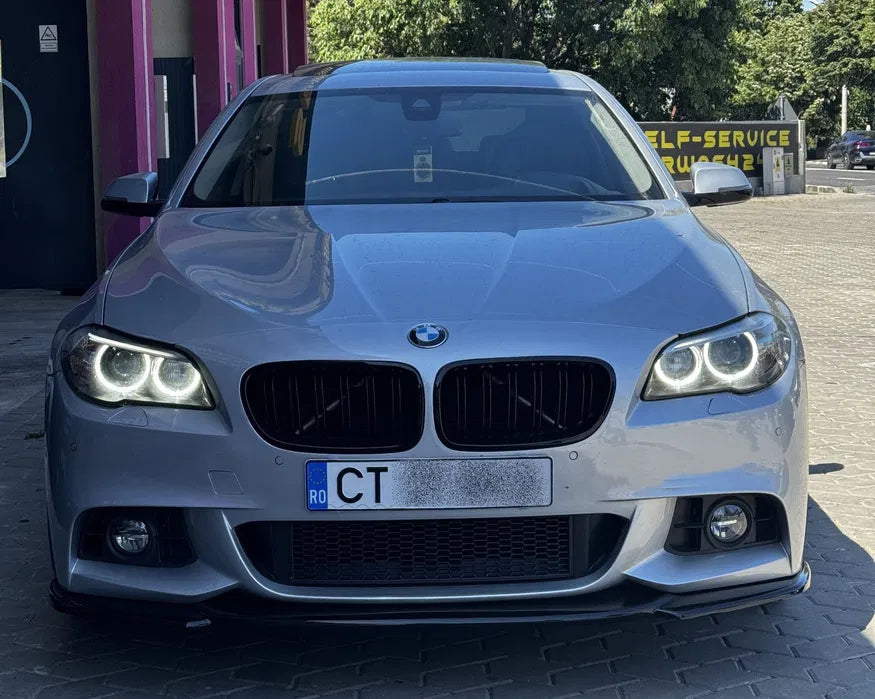 Prelungire lip spoiler bara fata BMW Seria 5 F10 F11 bara M tech