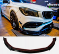 Prelungire spoiler față Mercedes CLA Class AMG Line CLA45 W117 Negru Lucios TUNING BRASOV