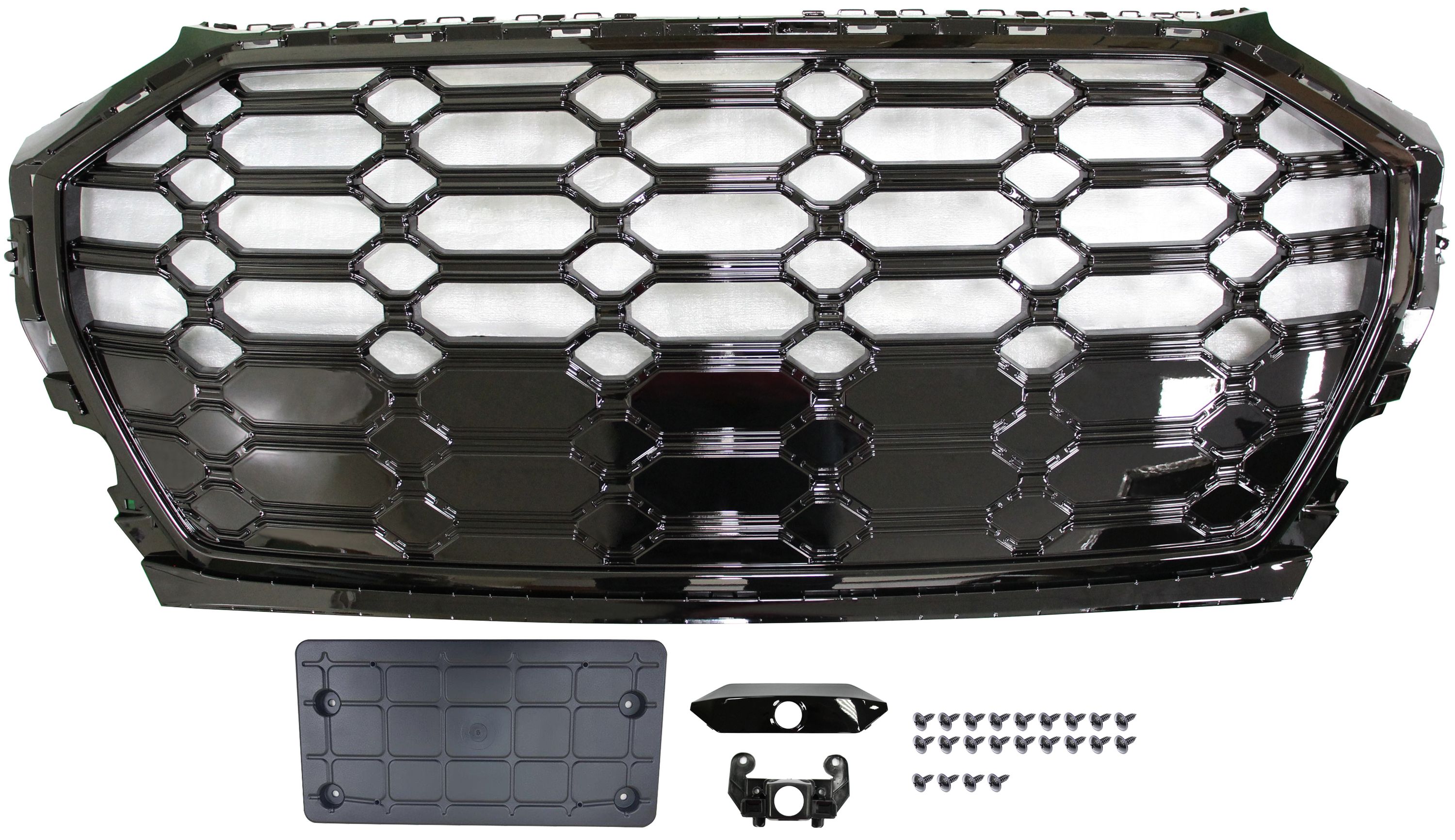 Compatibil cu Audi Q5 FY din 2020 - Grilă tip plasă