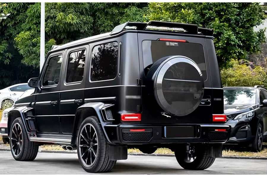 Eleron luneta portbagaj Mercedes G class W463 W464 W483 AMG negru lucios ver2 TFBT